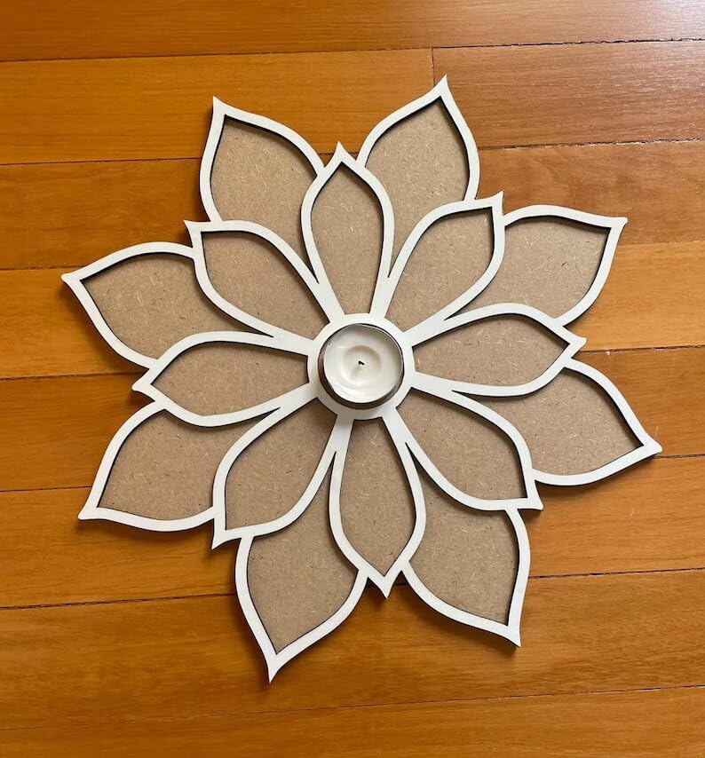 Haoser Reusable Portable Rangoli Template Mat Readymade Rangoli Stencil Craft